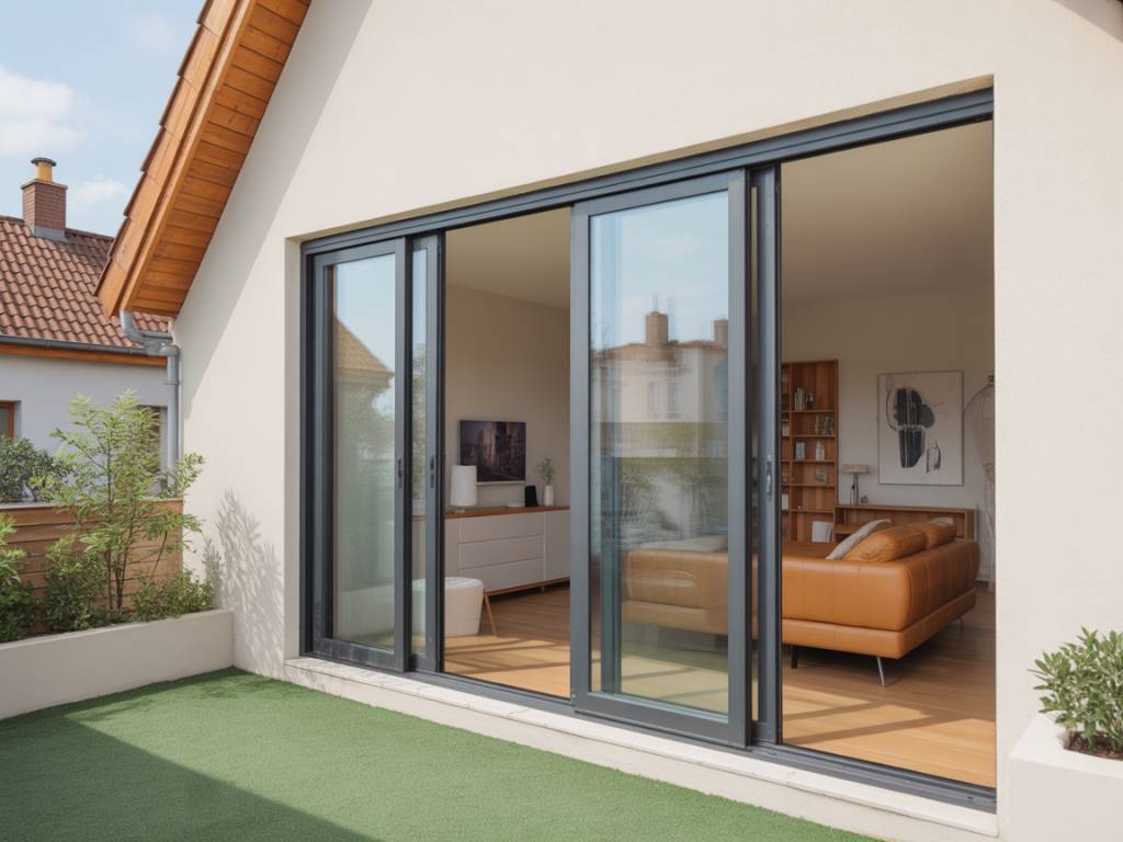 Portes coulissantes : allier esthétique, gain d’espace et performance thermique
