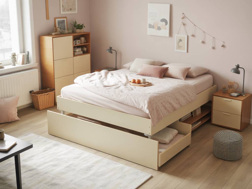 Lit escamotable 140x19 étapes et conseils techniques pour fabriquer soi-même un lit gain de place robuste