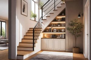 Comment aménager cage d'escalier pour optimiser l'espace et la lumière