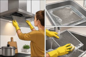 Comment nettoyer filtre hotte : méthode simple et efficace