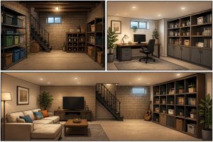 Comment amenager une cave en espace de rangement, bureau ou pièce de vie