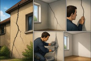 Fissure dans mur : causes, dangers et solutions pour la réparer
