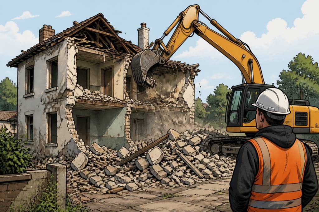 Combien coute la démolition d'une maison ?