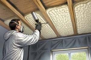 Comment mettre de la mousse expansive au plafond : méthode et conseils