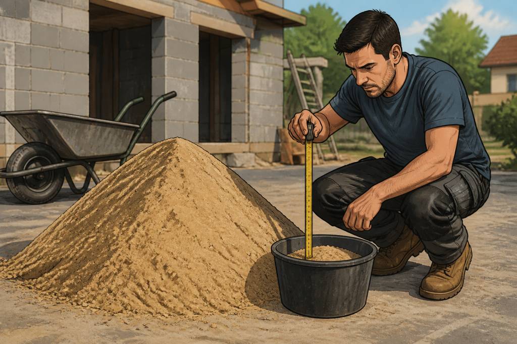 1 m3 de sable en kg : poids, calcul et conseils pour vos travaux