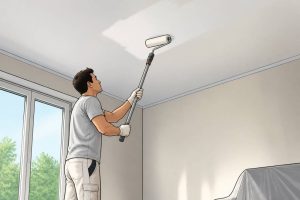 Comment peindre un plafond sans laisser de traces ?