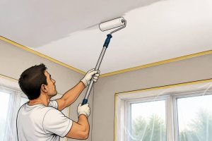 Comment peindre un plafond sans trace ? nos conseils pour un résultat impeccable