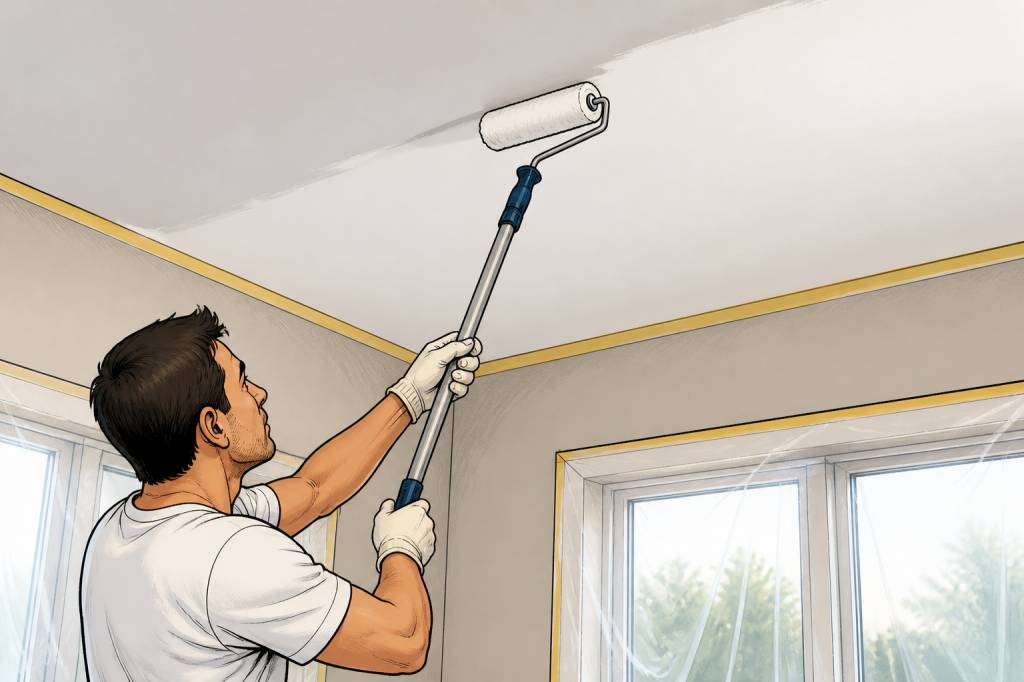 Comment peindre un plafond sans trace ? nos conseils pour un résultat impeccable