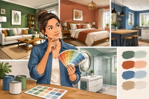 Association des couleurs en peinture : comment choisir les bonnes teintes pour chaque pièce