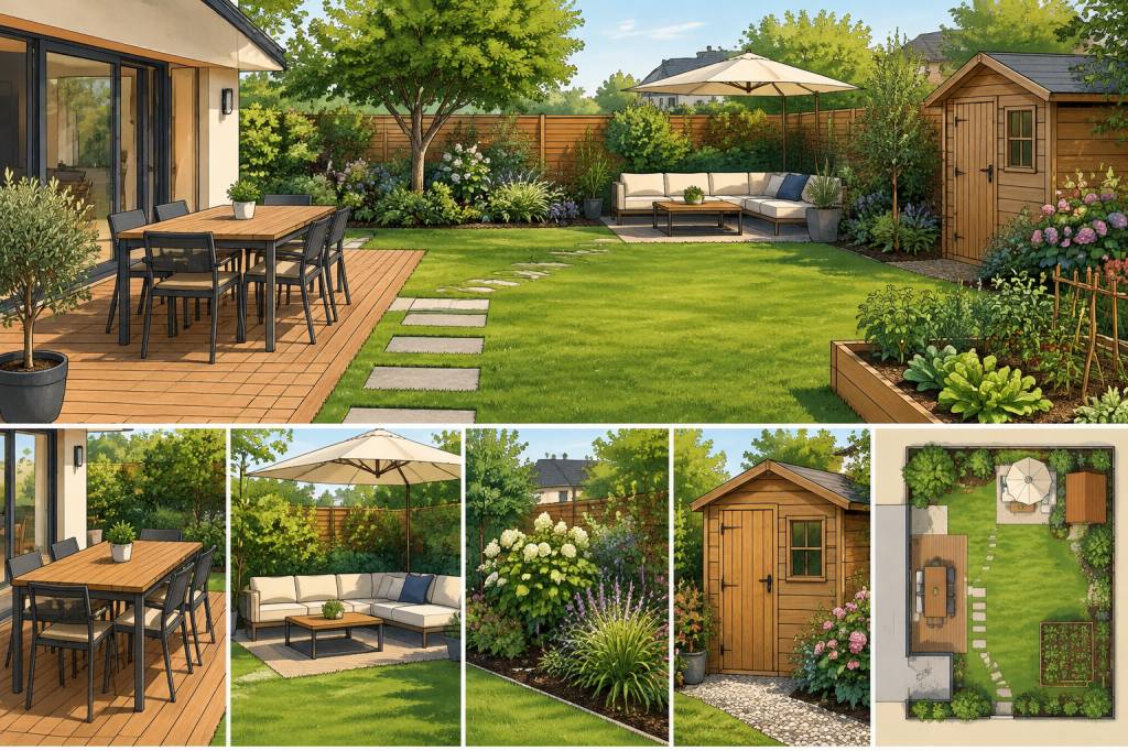 100m2 de jardin : comment l’aménager pour créer un espace fonctionnel et agréable