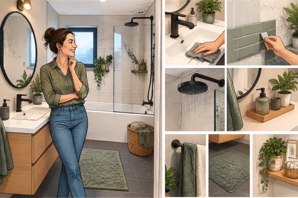 Comment rafraîchir une salle de bain sans tout rénover ?