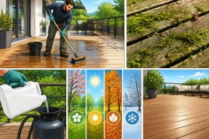 Quand mettre anti mousse terrasse : la meilleure période pour un traitement efficace