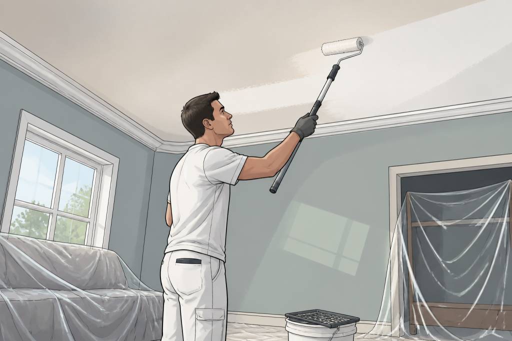 Comment bien peindre un plafond sans laisser de traces