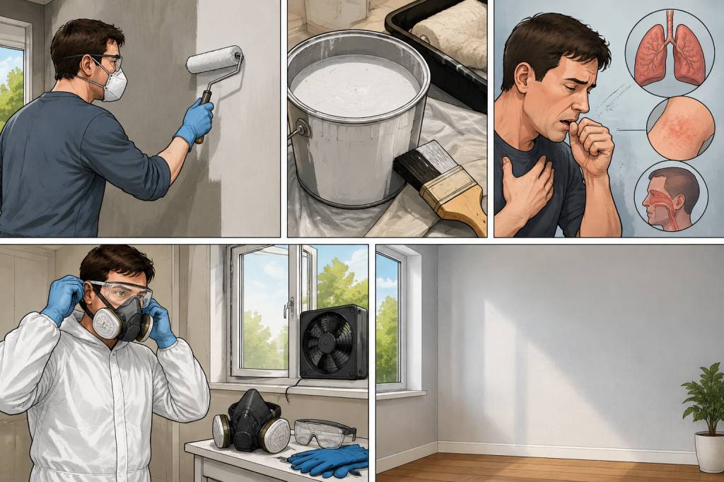 Peinture pliolite : quels dangers pour la santé et comment s’en protéger ?