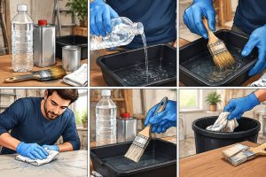 Comment utiliser le white spirit pour nettoyer la peinture ?