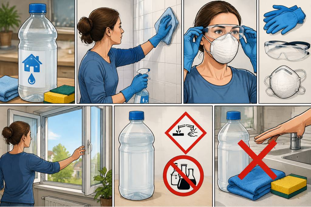 Ammoniaque alcali : utilisation et précautions pour les travaux à la maison
